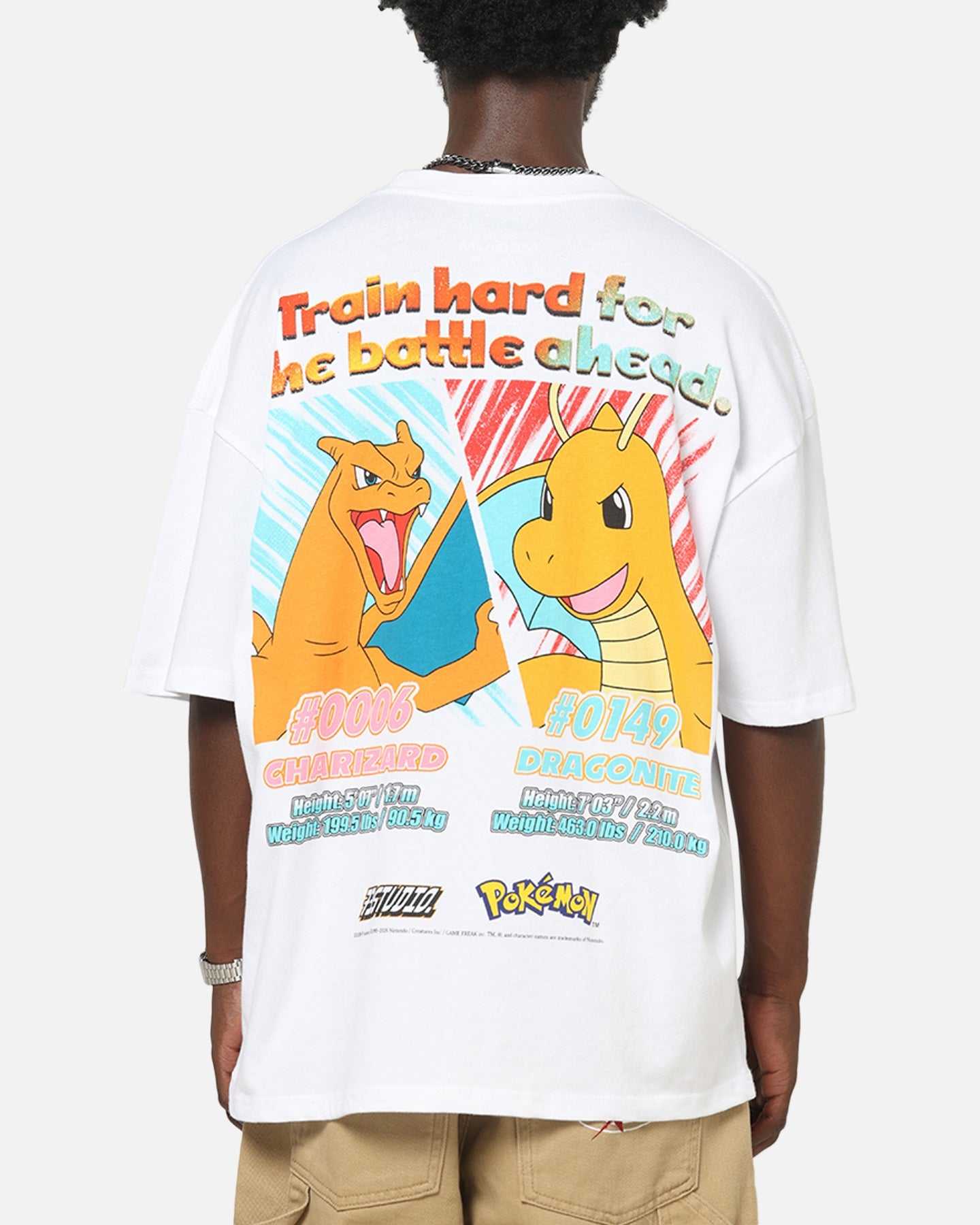 The Pokémon Collection By 73Studio Dragonite T-Shirt White