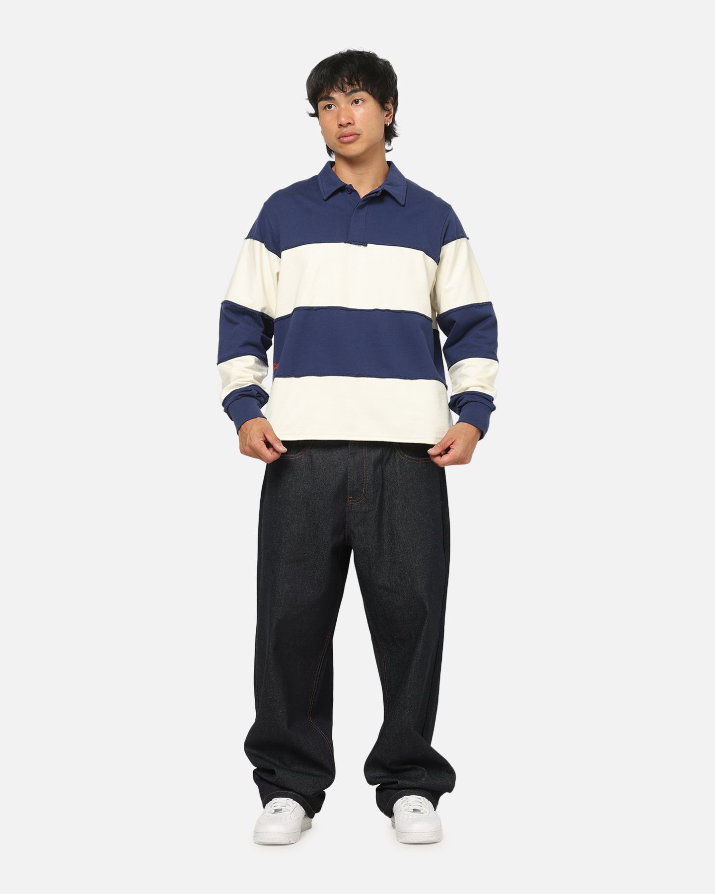 Carre Off Grid Rugby Shirt Navy