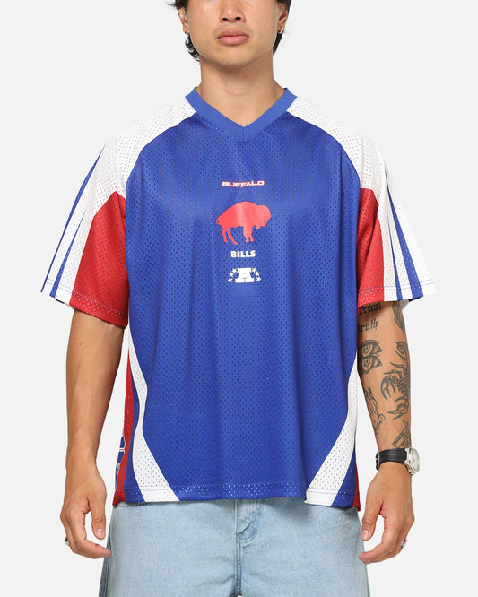 Mitchell & Ness Buffalo Bills Warehouse Rave Jersey White/Blue/Red