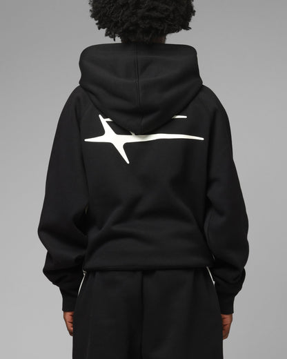 Loiter Jet Stream Zip Hoodie Black/White