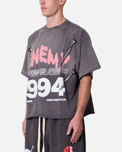 MNML Enemy T-Shirt Washed Black