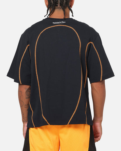 Mitchell & Ness X Mclaren Panel T-Shirt Black/Papaya