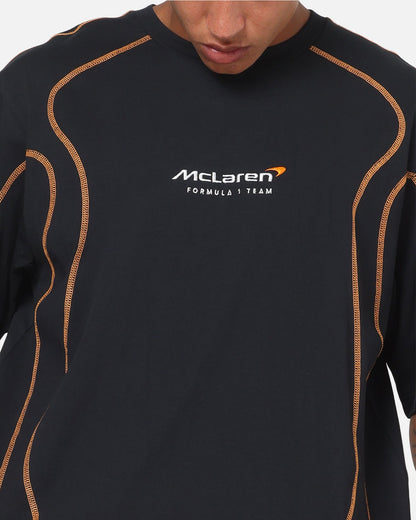 Mitchell & Ness X Mclaren Panel T-Shirt Black/Papaya