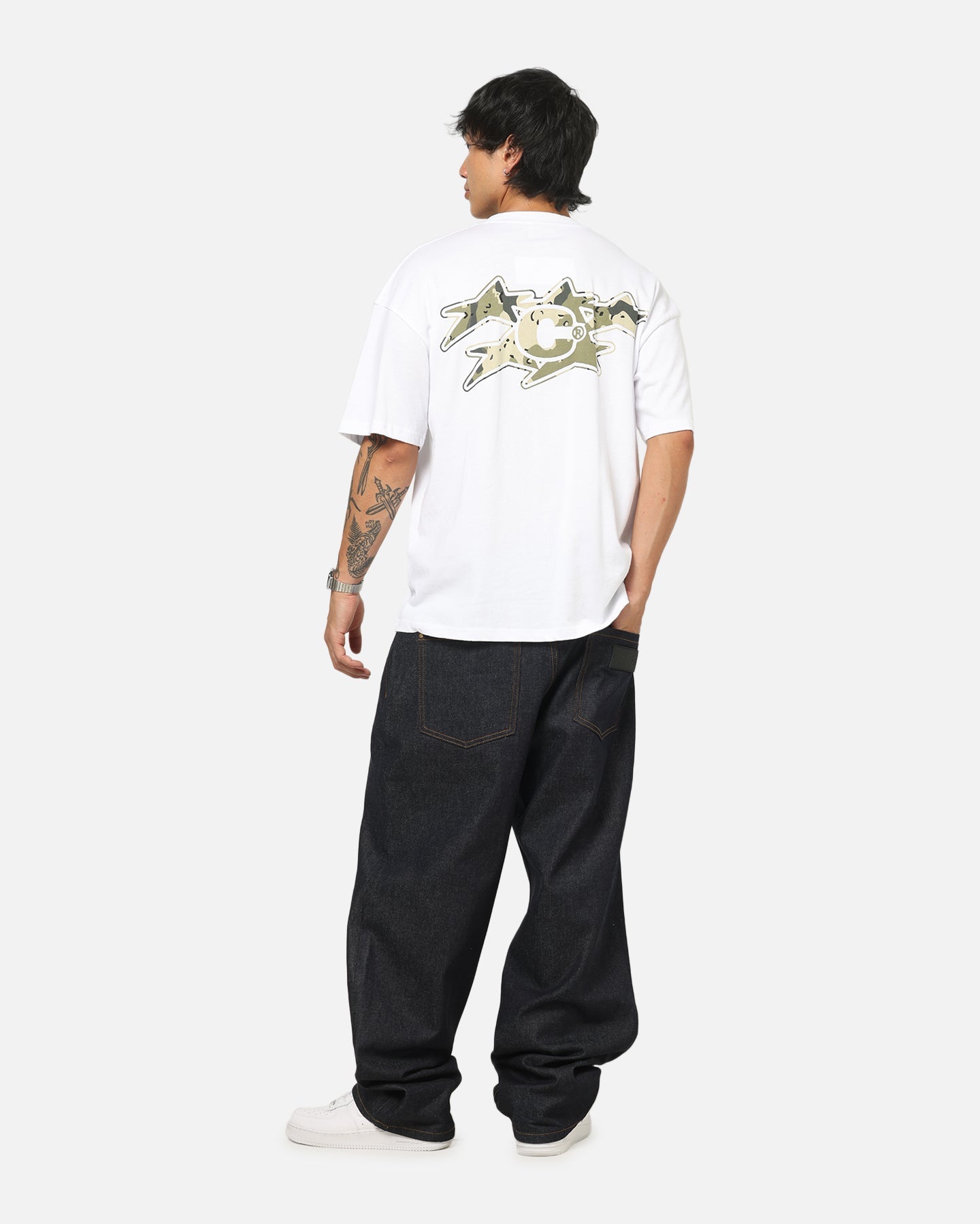 Carre 5 Star T-Shirt White