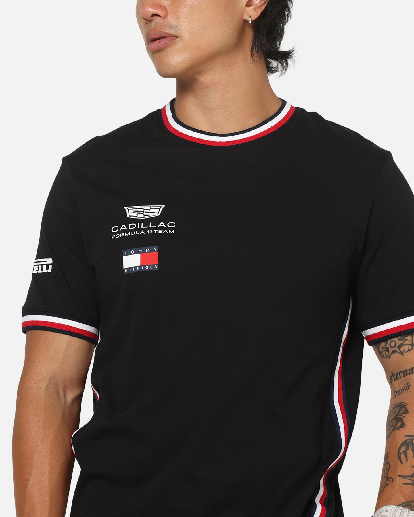 Tommy Hilfiger X Cadillac Formula 1 Team Set Up T-Shirt Black