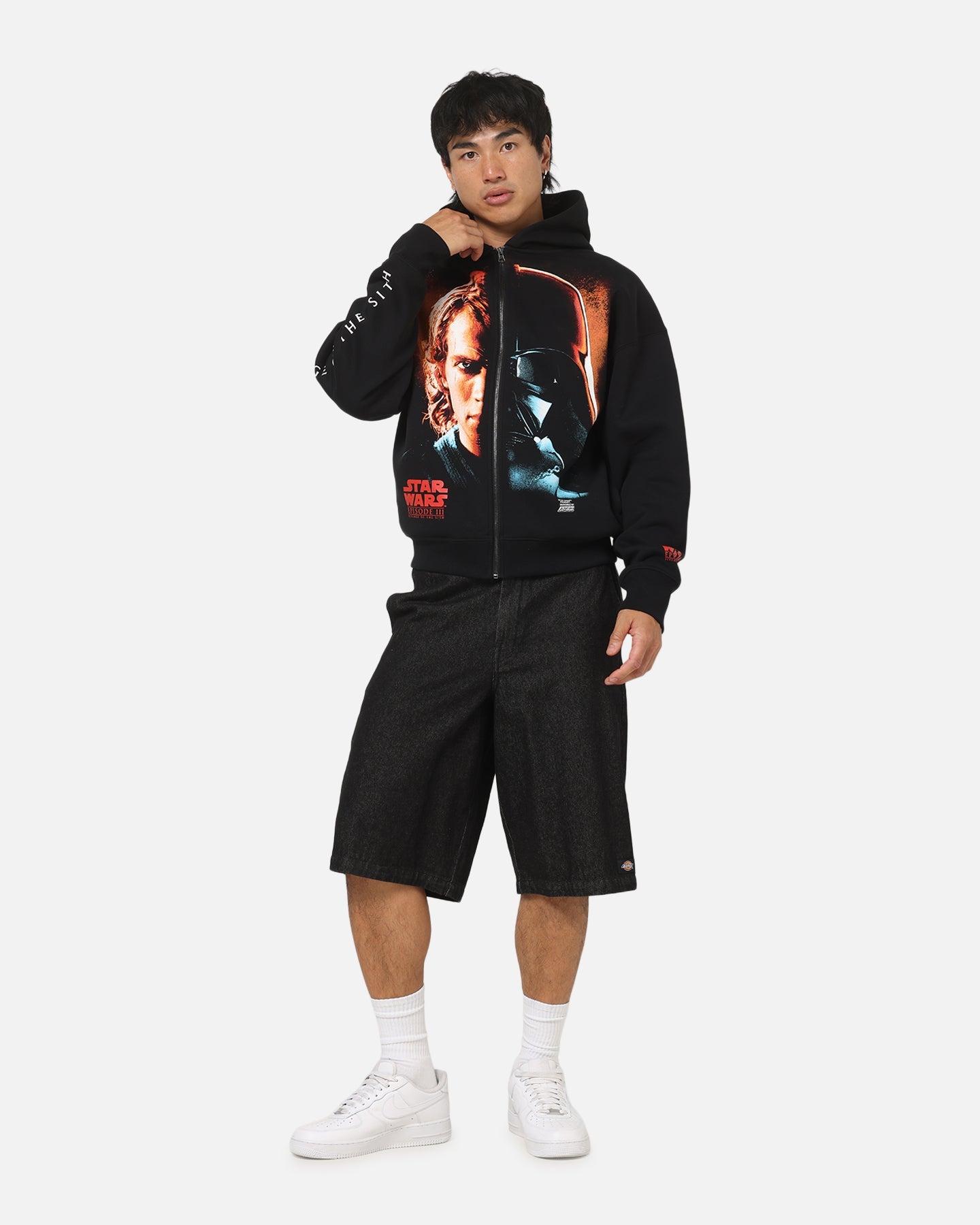 73Studio Star Wars 2005 Vader Zip Hoodie Black