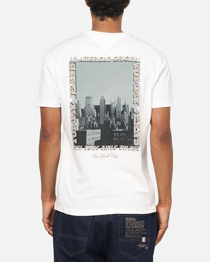 Tommy Jeans Regular Photo T-Shirt Ecru