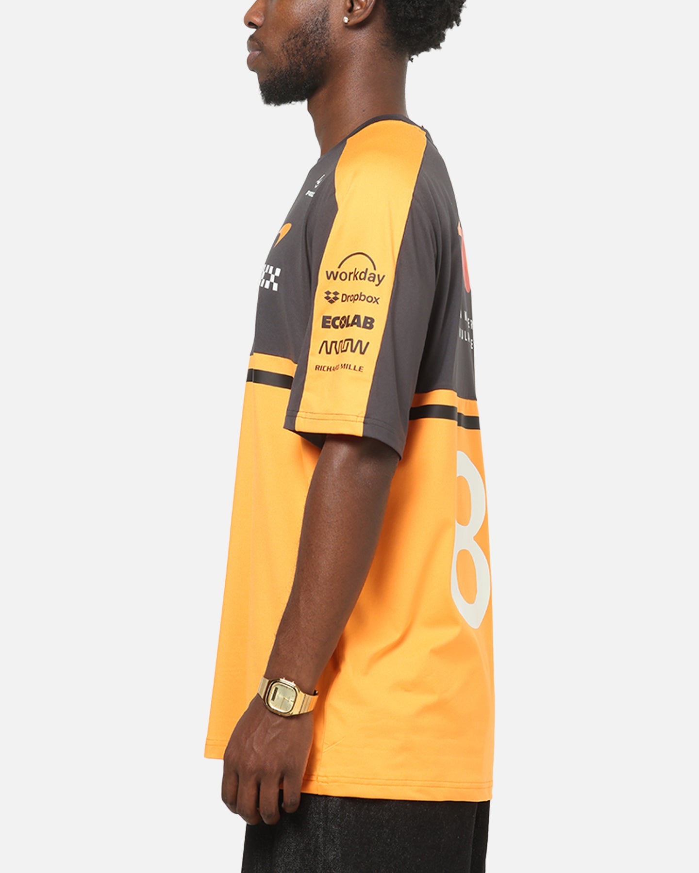 Puma X Mclaren Replica Oscar Piastri T-Shirt Papaya