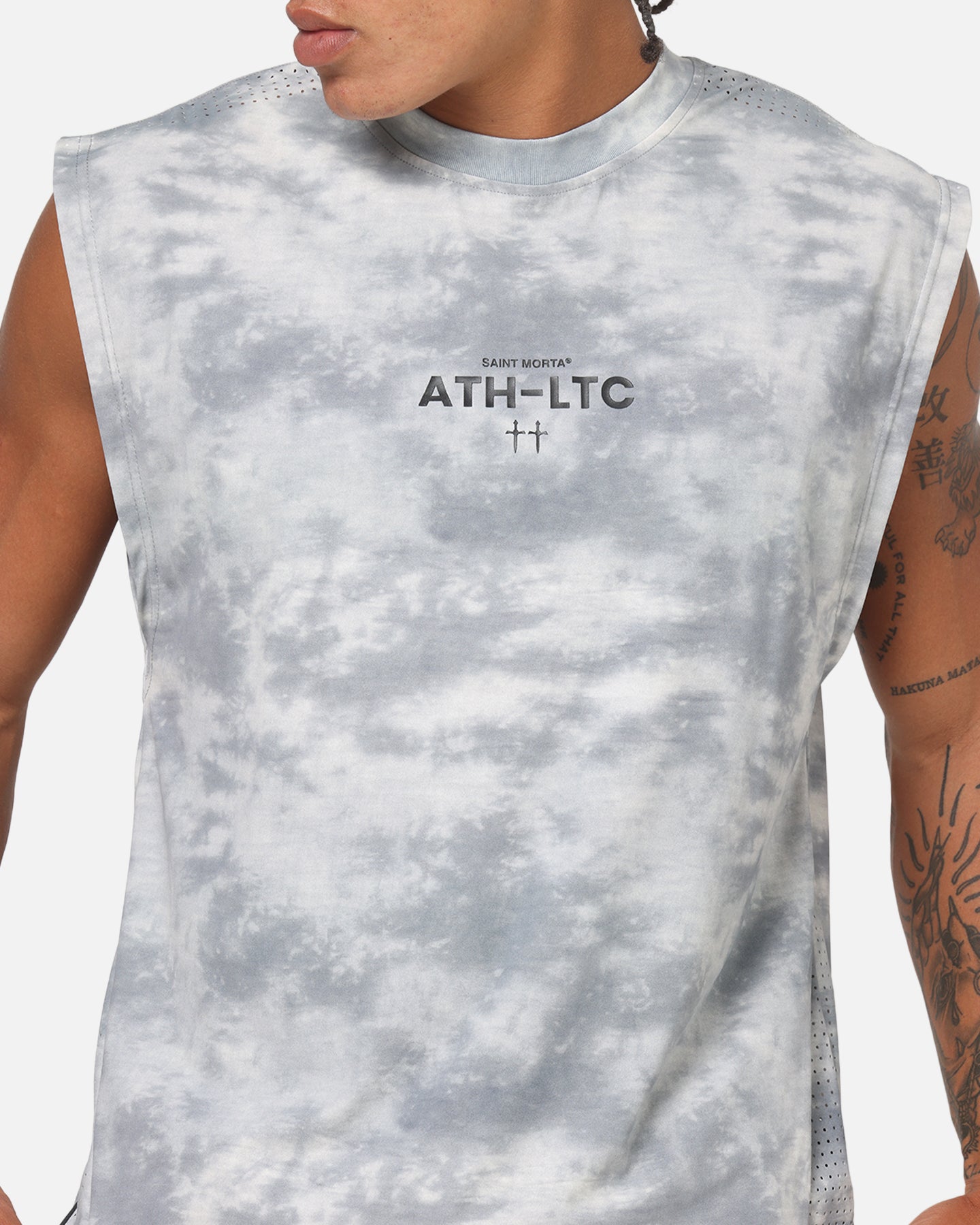 Saint Morta Athltc Training Singlet Concrete
