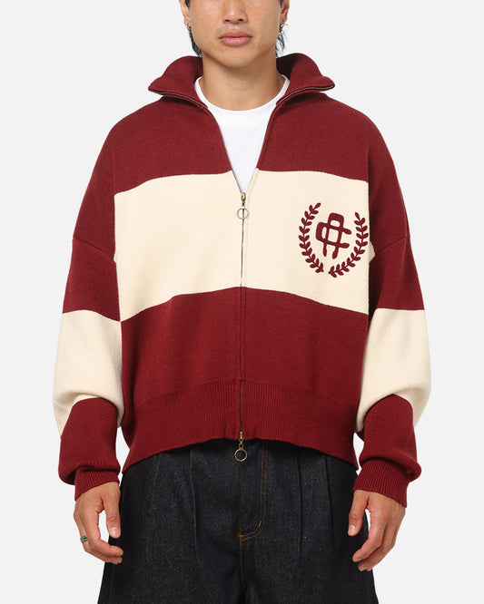 Carre Legacy Knitted Jumper Burgundy/Off White