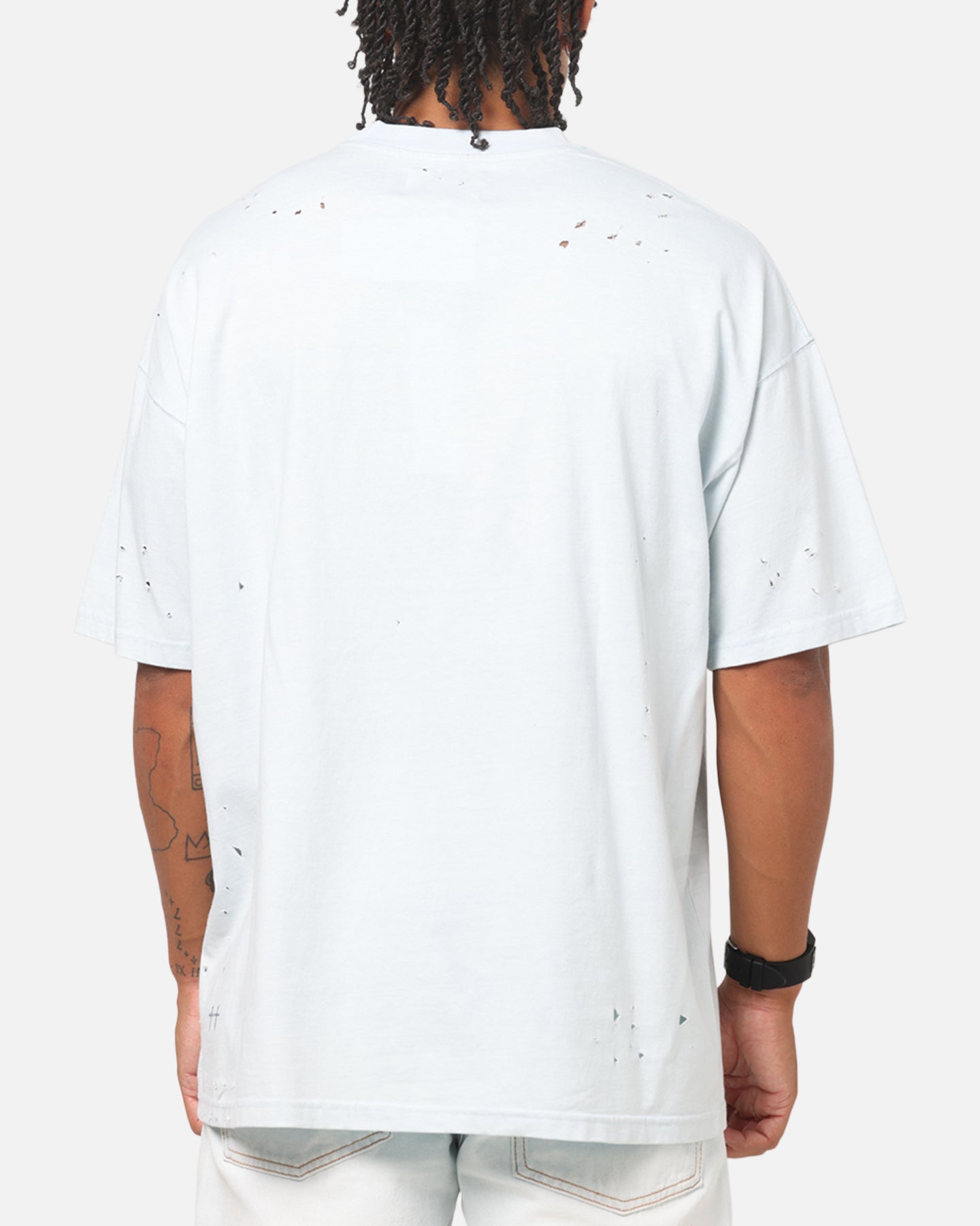 Saint Morta Apocalypse Boxy T-Shirt Washed Blue