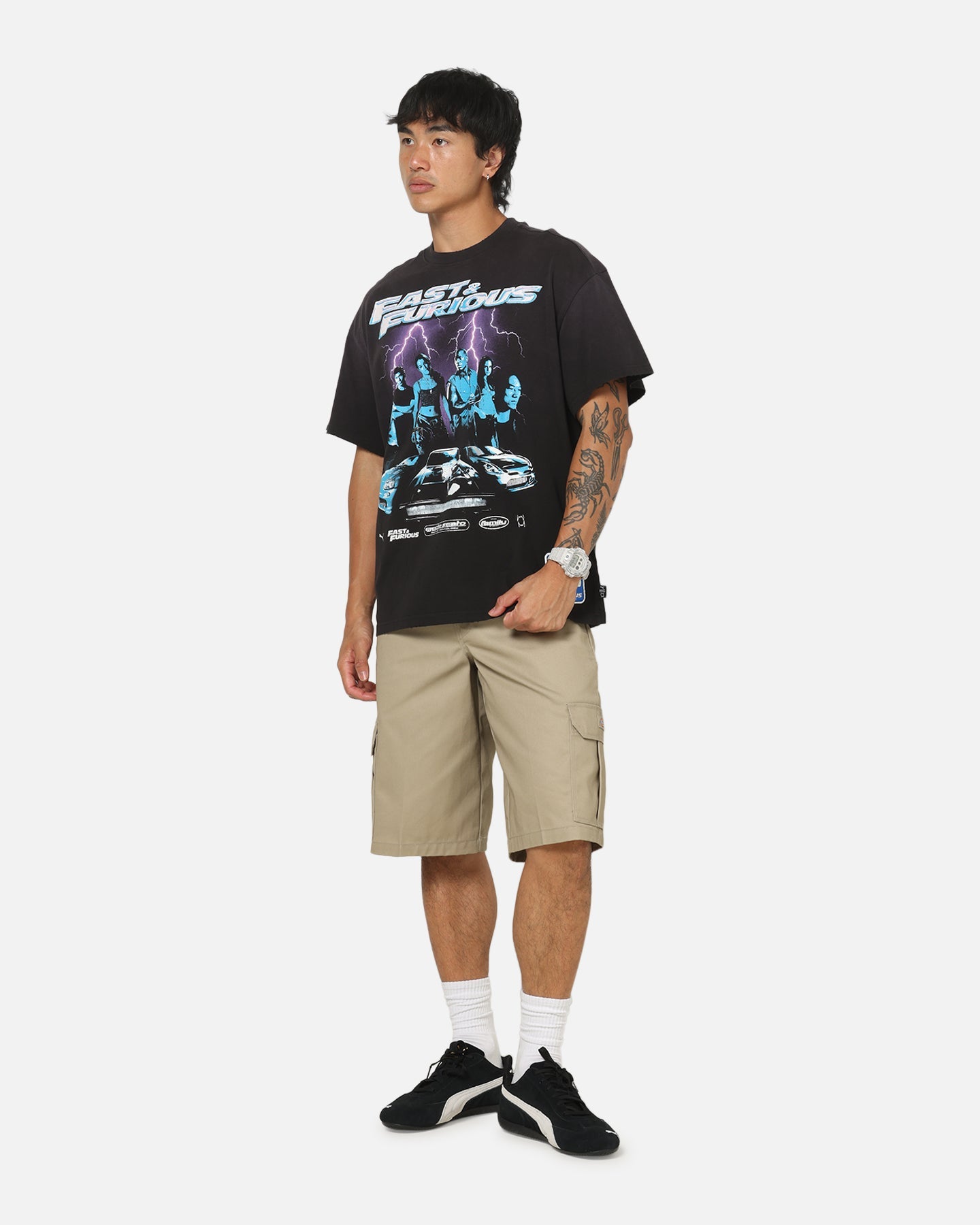 Puma X Fast & Furious II Basketball T-Shirt Black