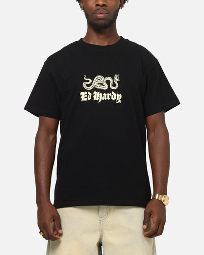 Ed Hardy Venom Fitted T-Shirt Black