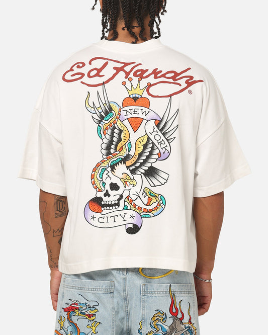Ed Hardy NYC T-Shirt Off White