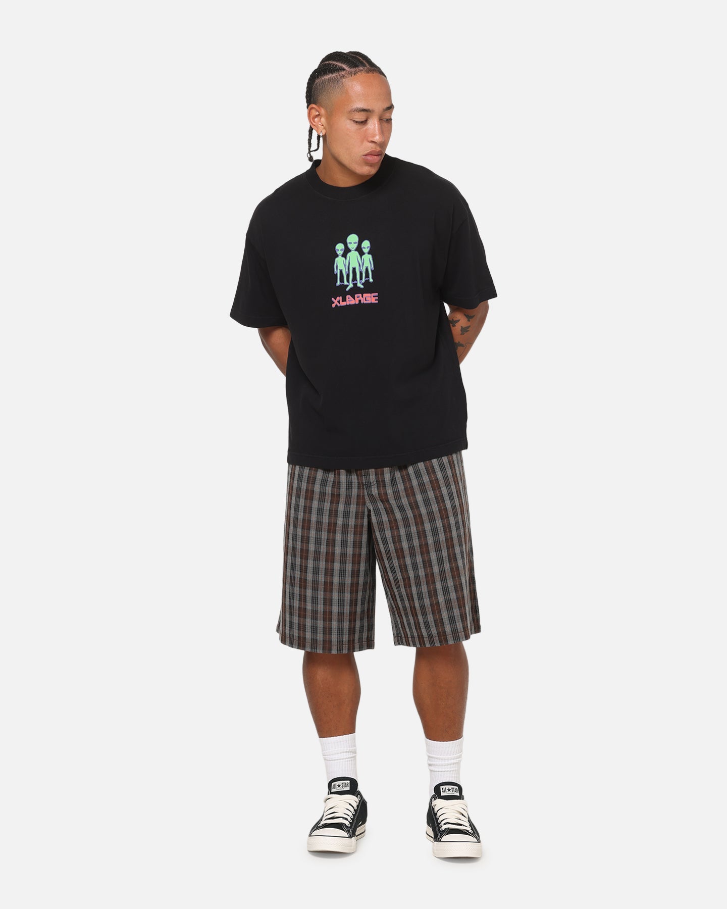 X-Large Alien Trio Gorilla T-Shirt Black