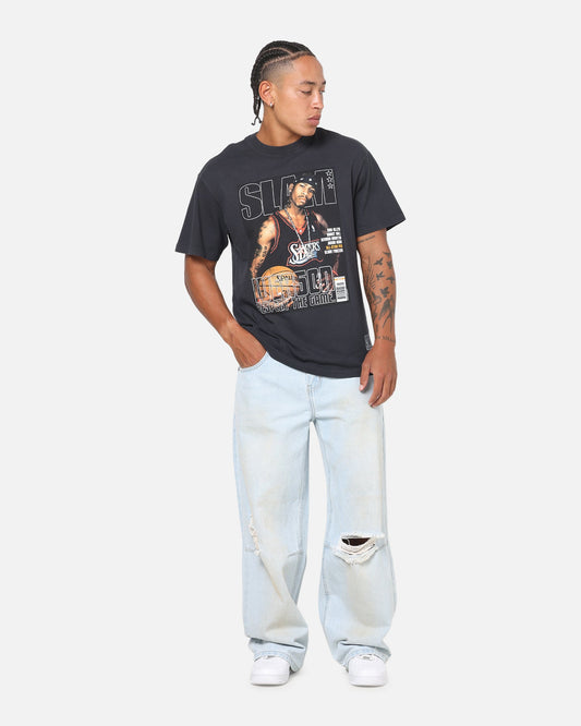 Mitchell & Ness Allen Iverson Slam T-Shirt Washed Black