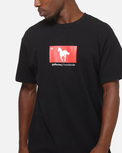 Deftones Worldwide Pony T-Shirt True Black