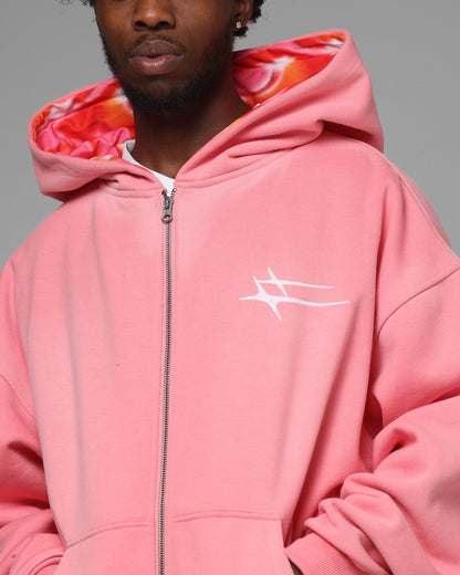 Loiter Inferno Zip Hoodie Pink