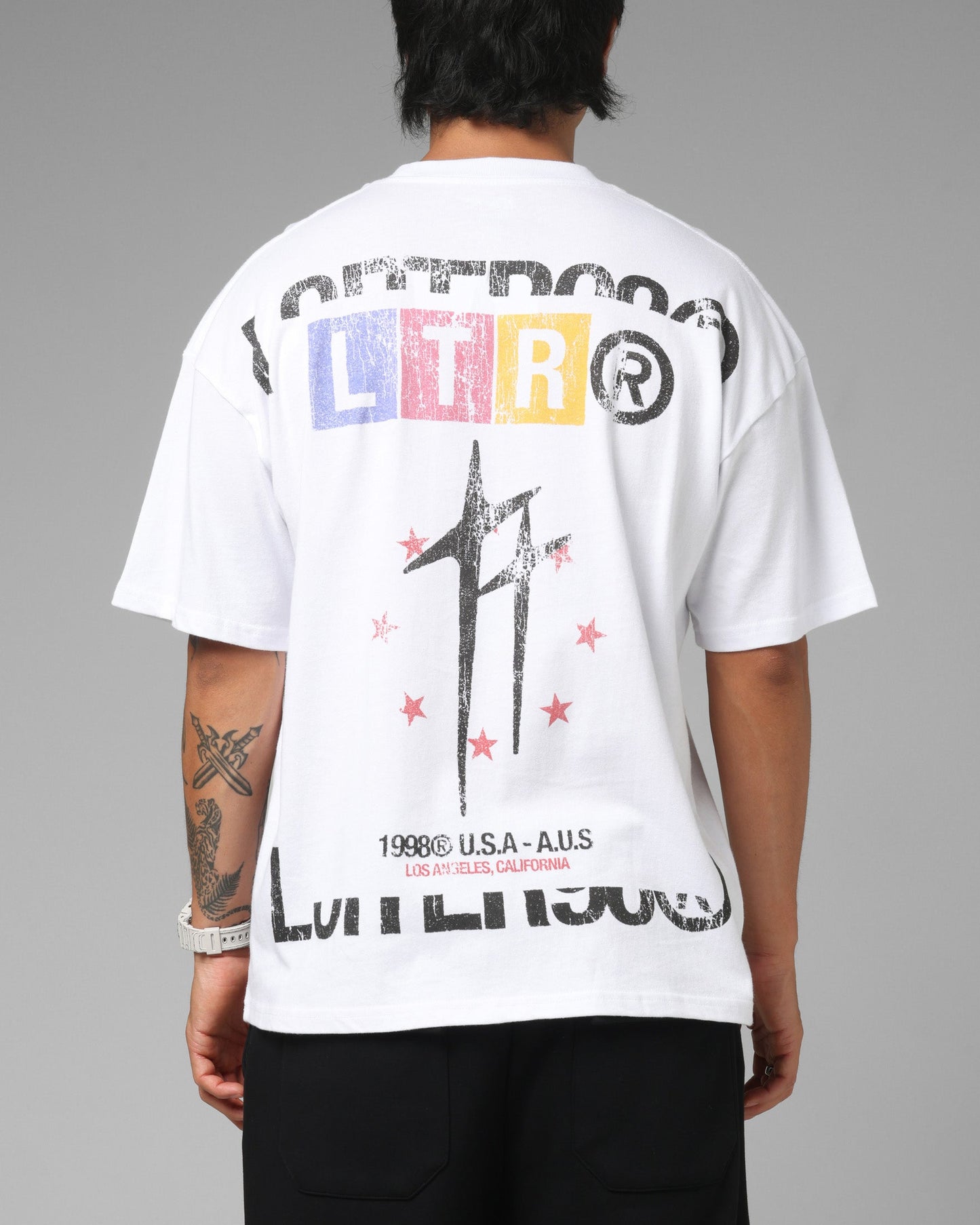 Loiter 98 Union T-Shirt White