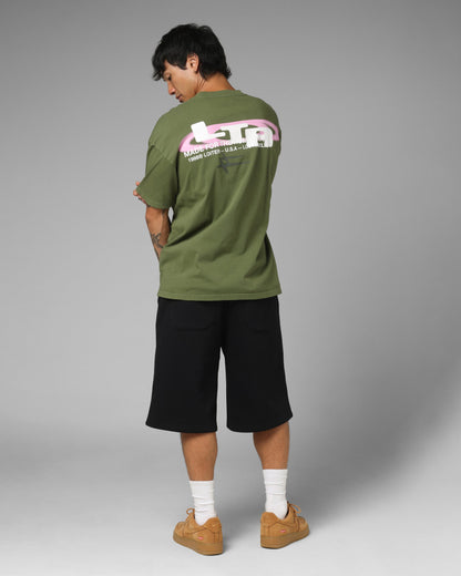 Loiter Shadowmark T-Shirt Olive Green