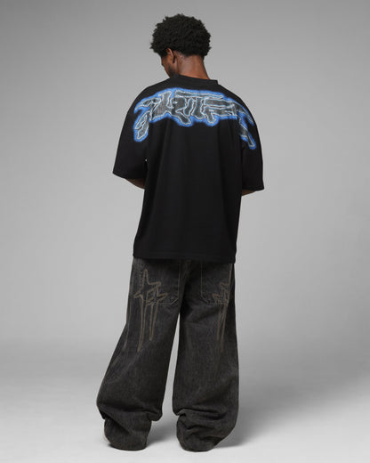 Loiter Airbrush Panther T-Shirt Black