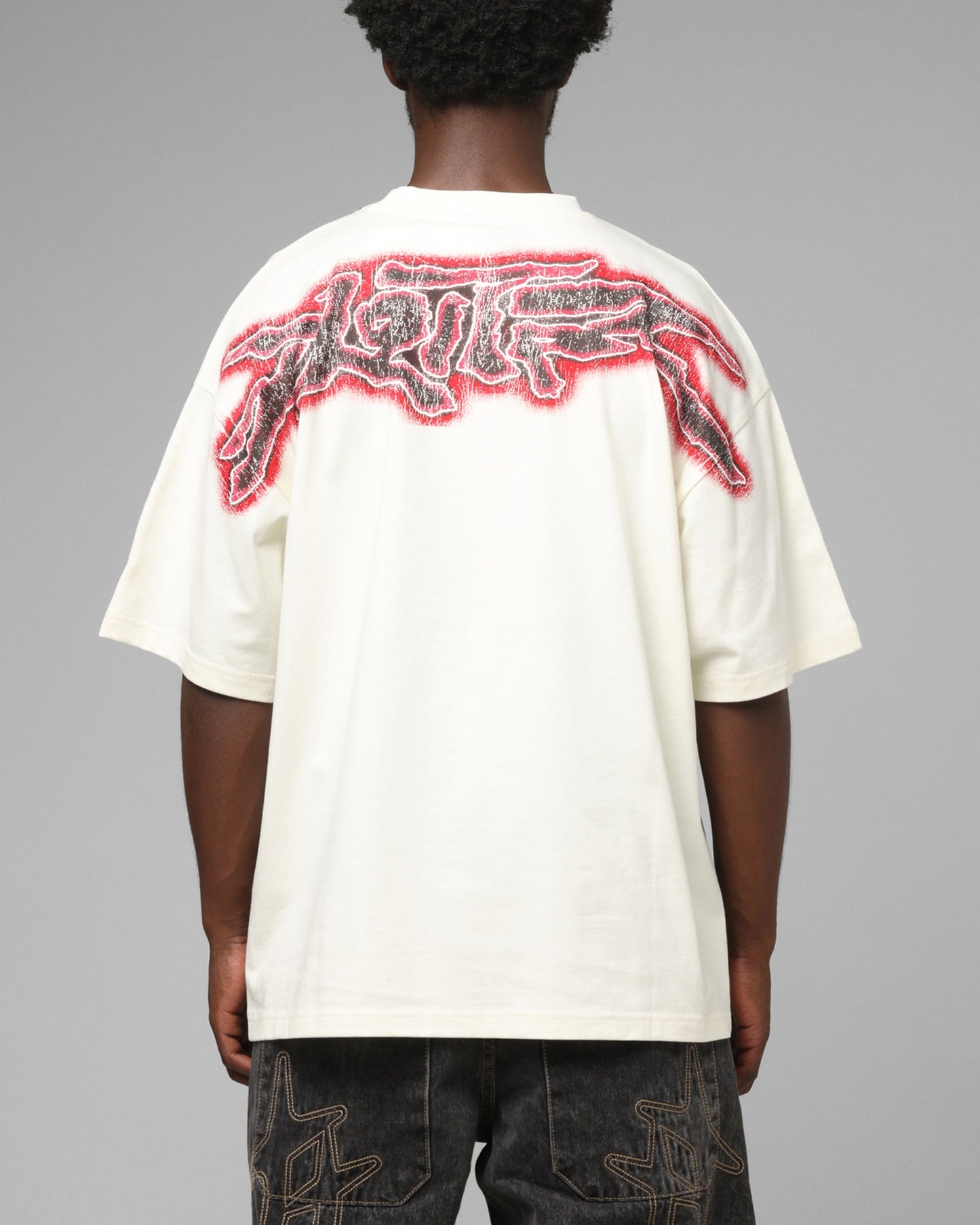 Loiter Airbrush Panther T-Shirt White