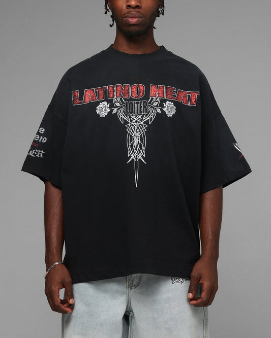Loiter X WWE Eddie Guerrero Vintage T-Shirt Black