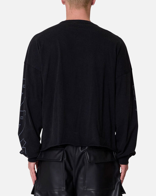 MNML 994 Wolf Long Sleeve T-Shirt Black