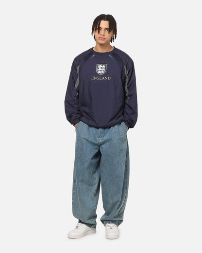 Majestic Athletic England Nylon Crewneck Navy