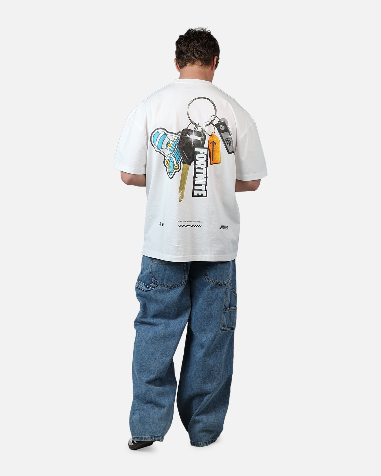 73Studio X Fortnite Thank U Bus Driver T-Shirt White