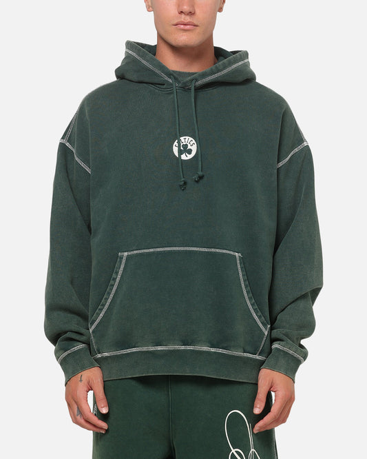 Mitchell & Ness Boston Celtics Star Script Hoodie Pine Green