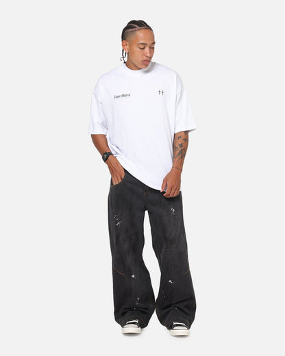 Saint Morta La Muerte Script T-Shirt White