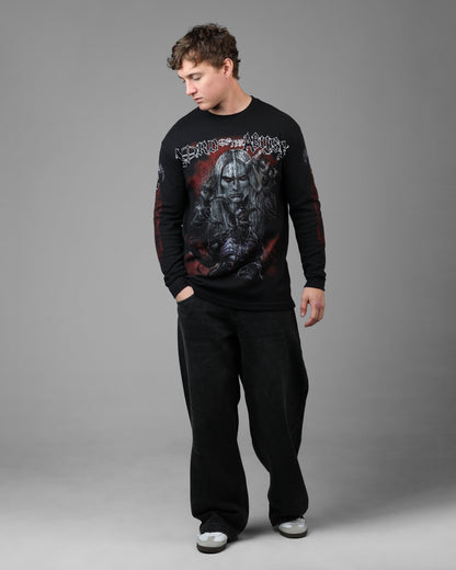 Loiter Marvel Knull Long Sleeve T-Shirt Black