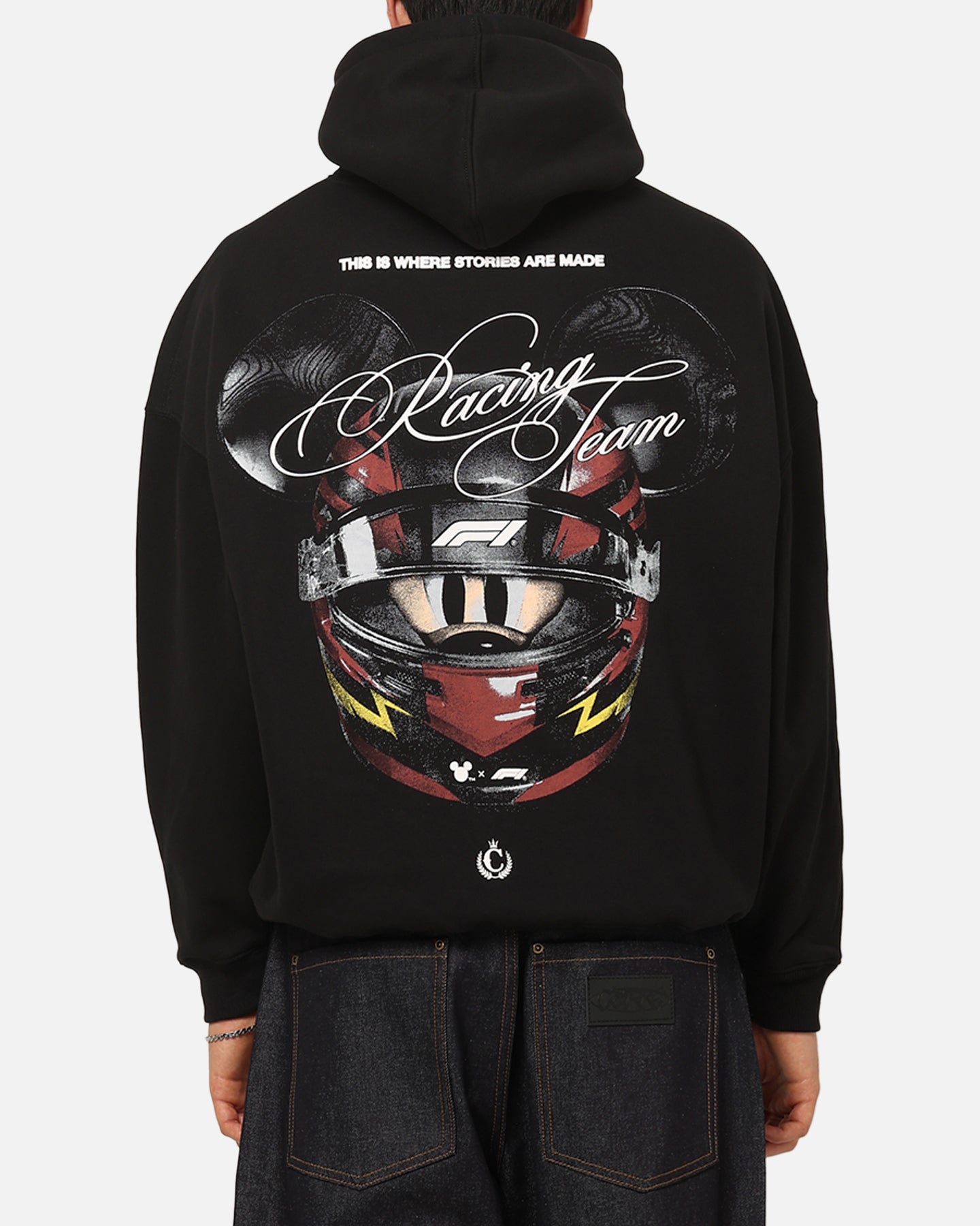 Culture Kings Disney x Formula 1® Mickey Helmet Hoodie Black