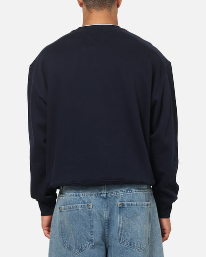 Tommy Jeans 90's Texture Graphic Crewneck Navy