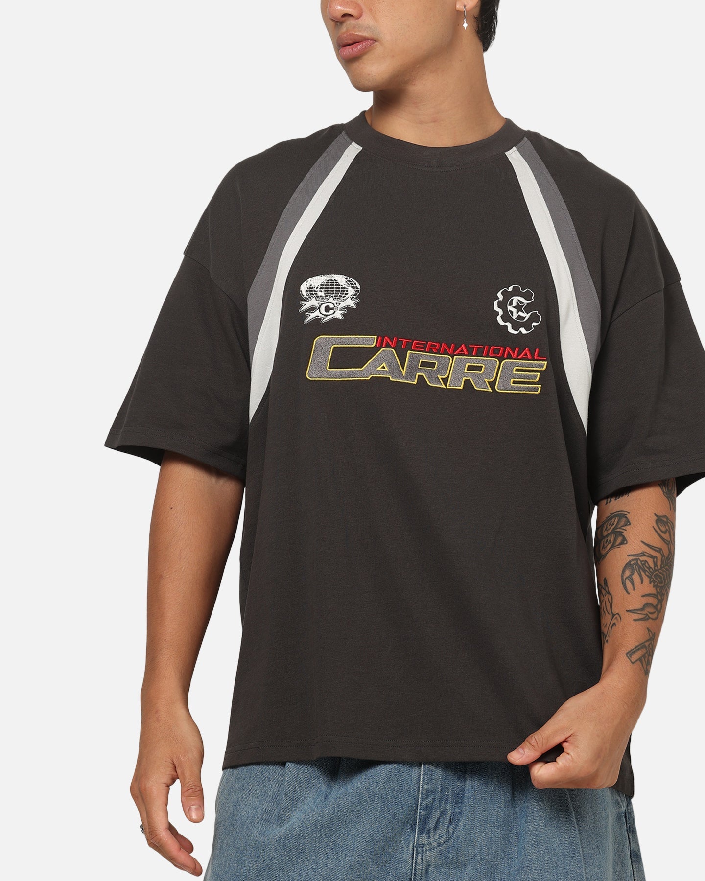Carre Assembly T-Shirt Washed Black