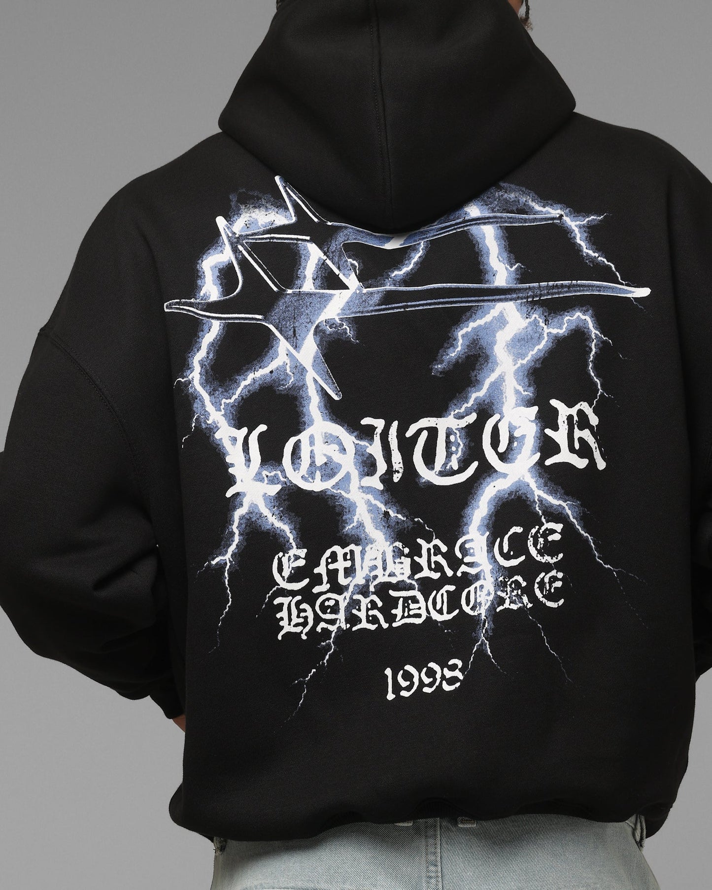 Loiter Frontier Hoodie Black