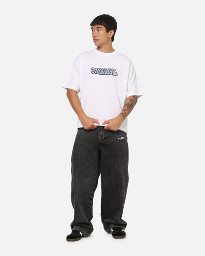 X-Large Graffiti Gorilla Fit T-Shirt White