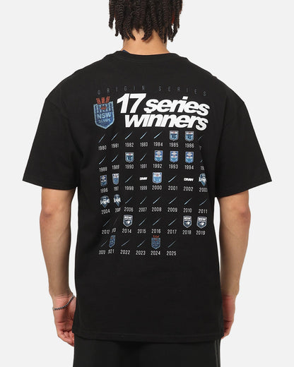 Mitchell & Ness New South Wales Blues 17 X Series Vintage T-Shirt Black