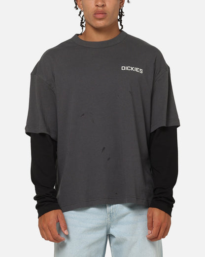 Dickies Payson 2Fer Long Sleeve T-Shirt Black
