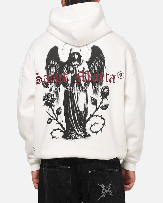 Saint Morta Forever Ever Hoodie Off White