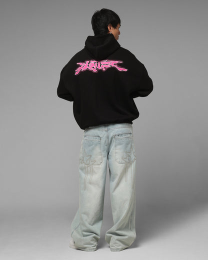 Loiter Cyber Logo Hoodie Black
