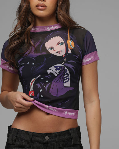 Loiter X One Piece Women's Robin Mesh T-Shirt Black