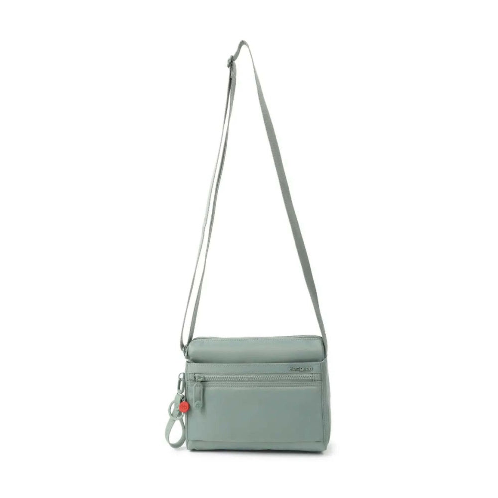 Hedgren Eye Neo RFID Pocket Recycled Water Repellent Crossbody Bag Green Milieu