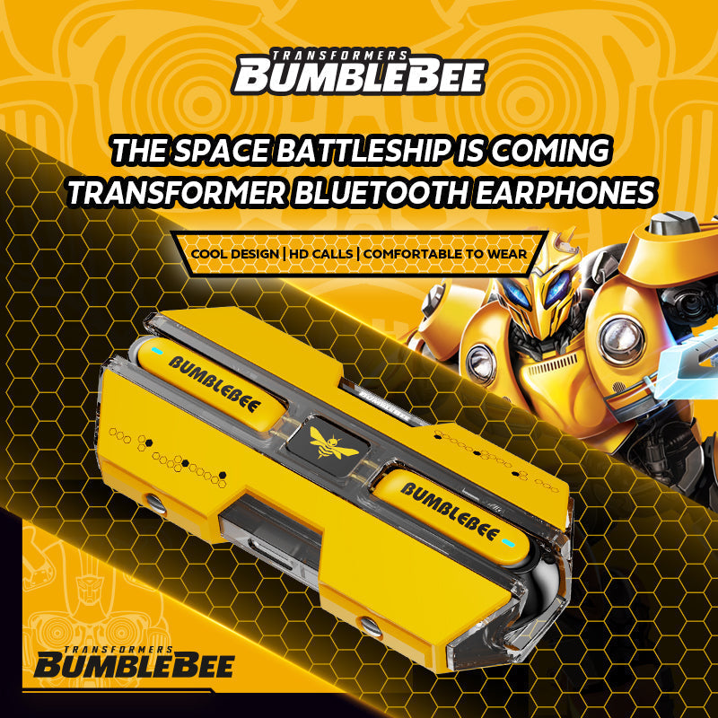 Transformers TF-T01 True Wireless Bluetooth Earbuds (Bumblebee Yellow)