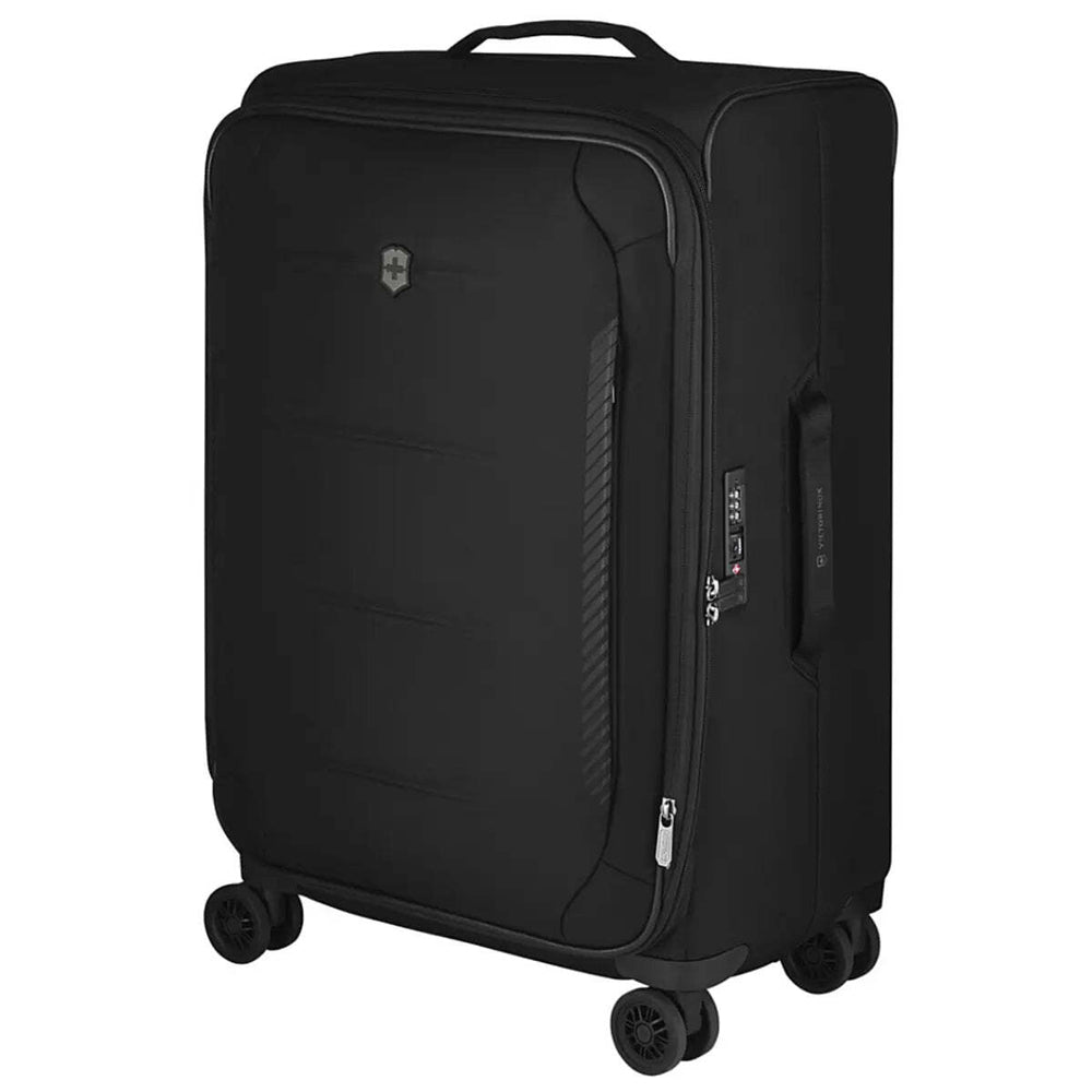 Victorinox Crosslight 68 cm Medium Expandable Softside Suitcase - Black