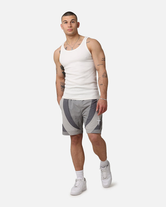 Saint Morta Holy Grail Nylon Shorts Grey