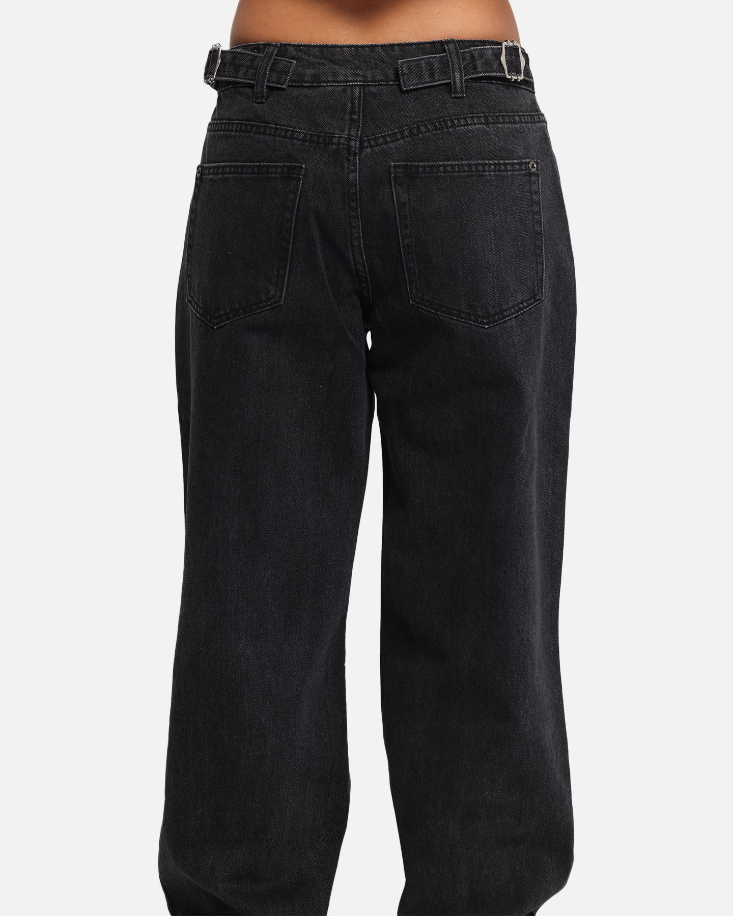XXIII Women's Baggy Jeans Washed Black