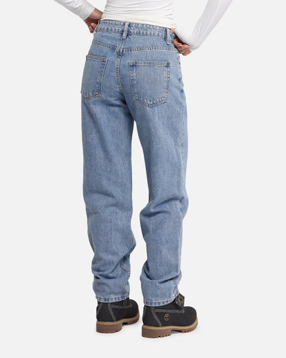 XXIII Women's High Rise Relaxed Jeans Blue Denim