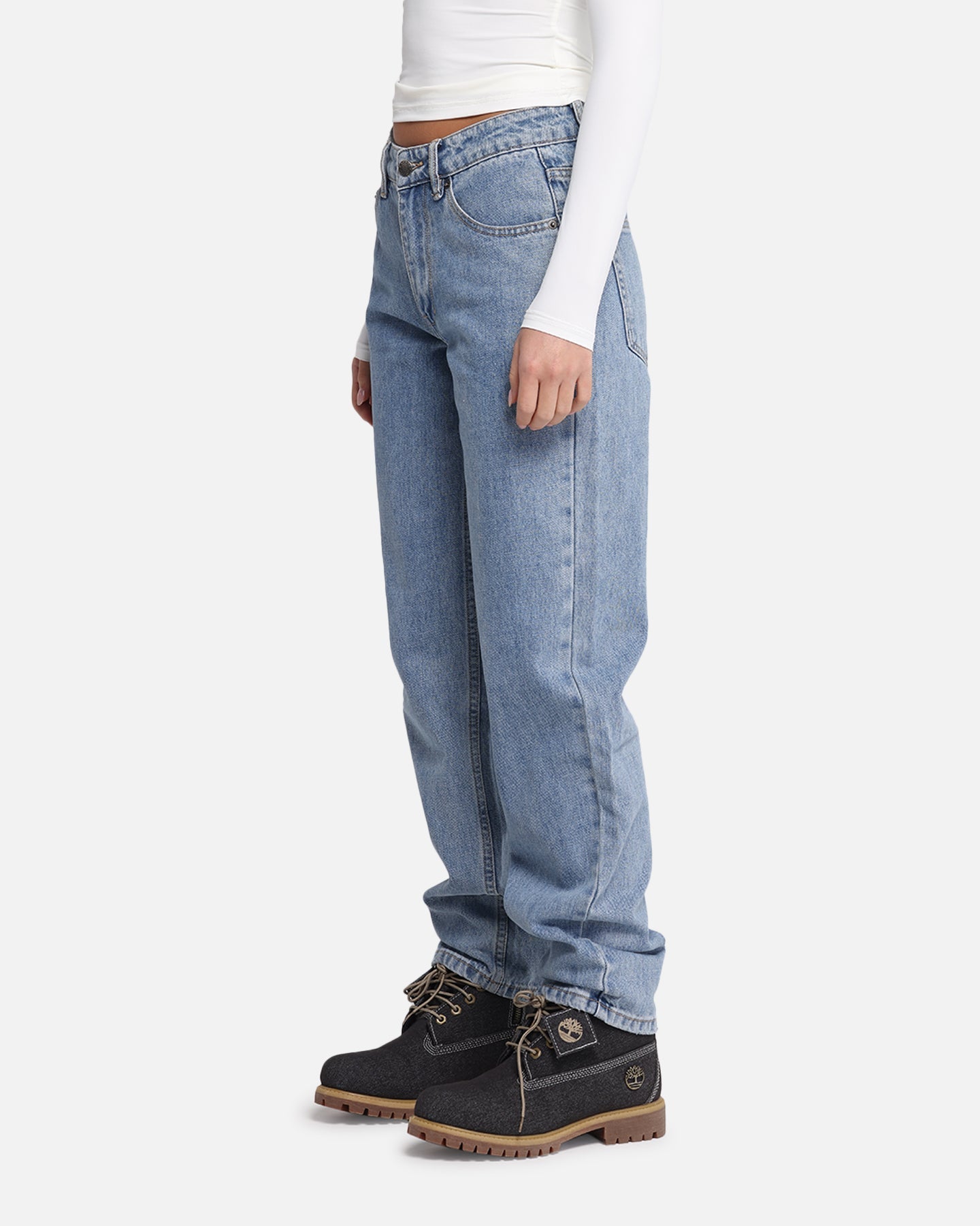 XXIII Women's High Rise Relaxed Jeans Blue Denim